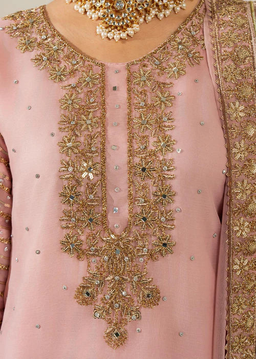Haseens 3PC Embroidered Chiffon Suit Sunalika gulbuy.com