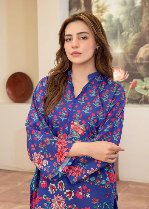 Khadija Sharif 2PC Printed Crepe Suit Nia gulbuy.com