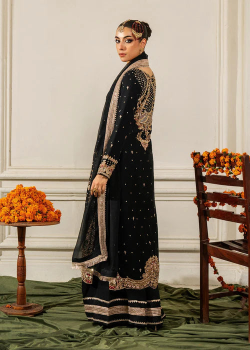 Haseens 3PC Embroidered Chiffon Suit Zuri gulbuy.com
