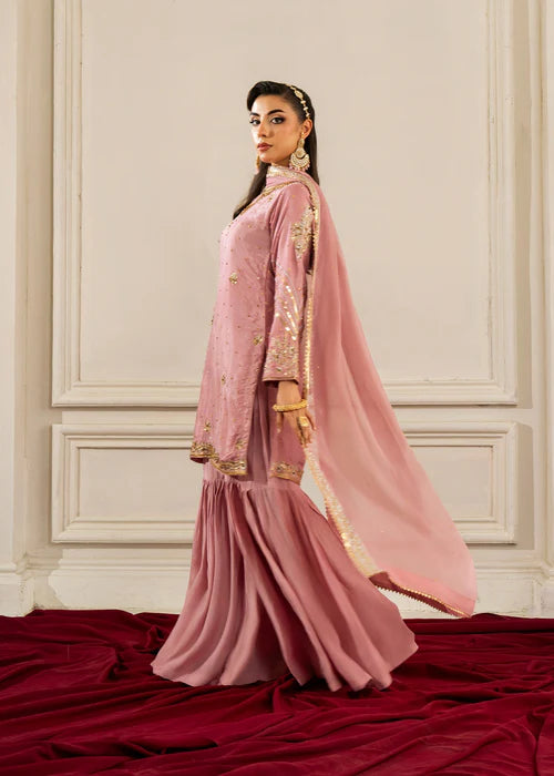 Haseens 3PC Embroidered Chiffon Suit Nisa gulbuy.com