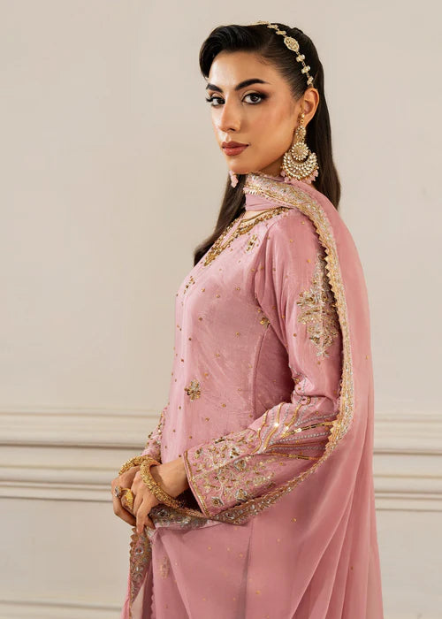 Haseens 3PC Embroidered Chiffon Suit Nisa gulbuy.com
