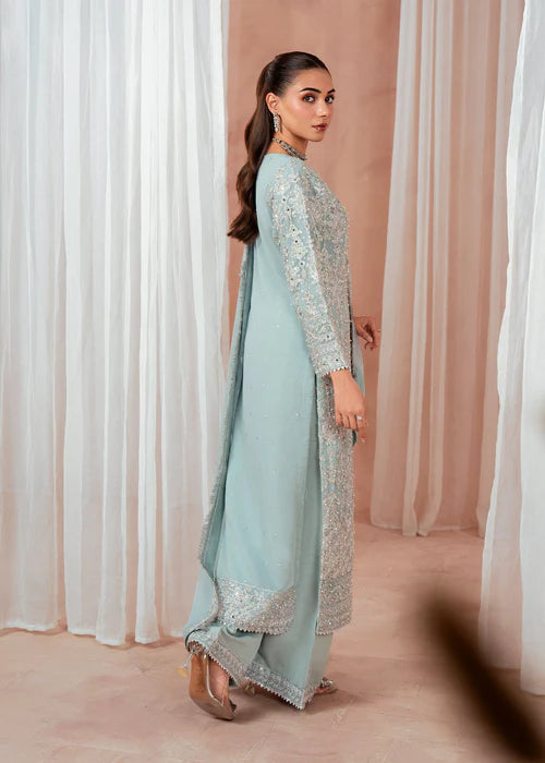 Haseens 3PC Embroidered Chiffon Suit Babeeta gulbuy.com