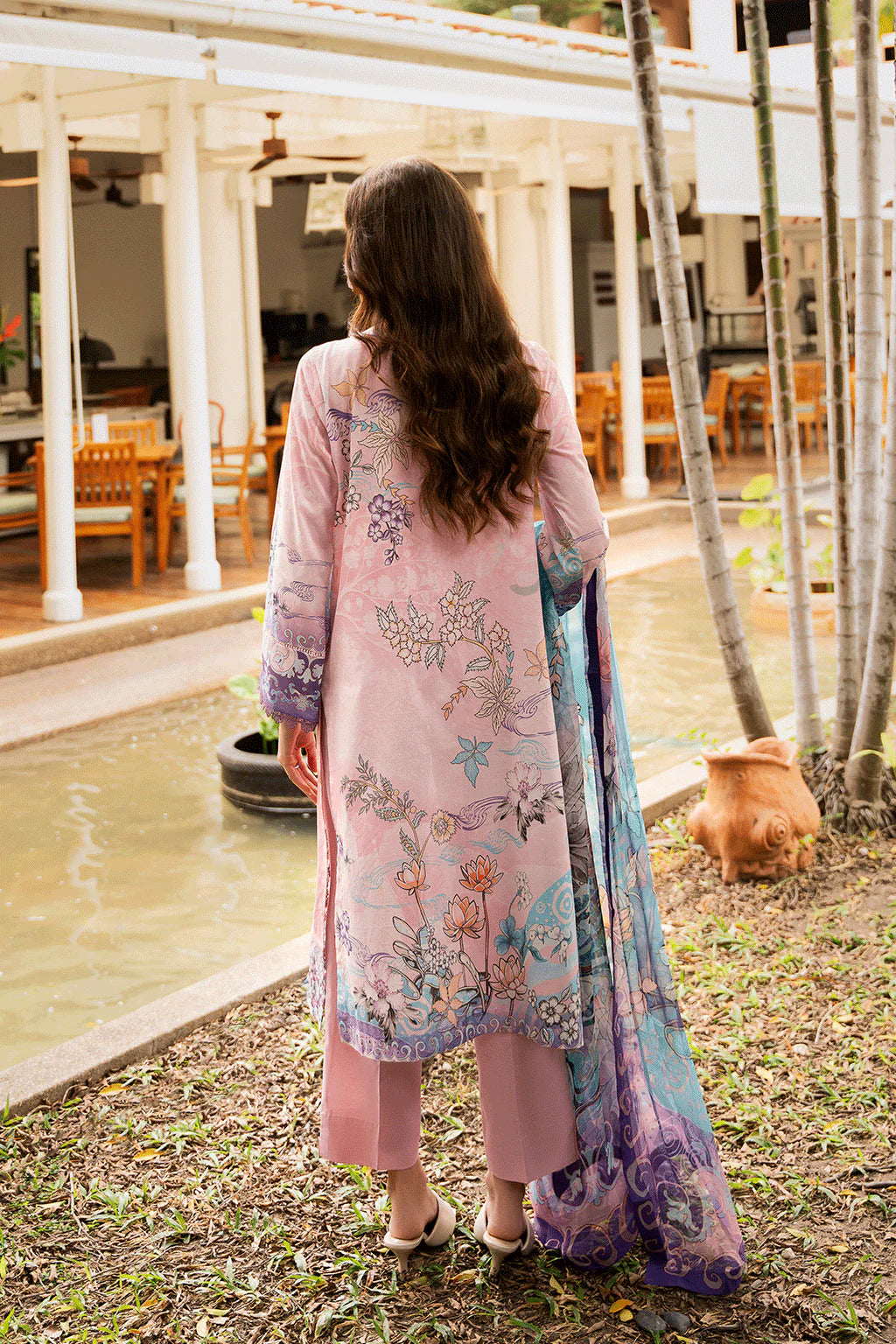 Ramsha 3Pc Embroidered Lawn Suit Y-1111 gulbuy.com