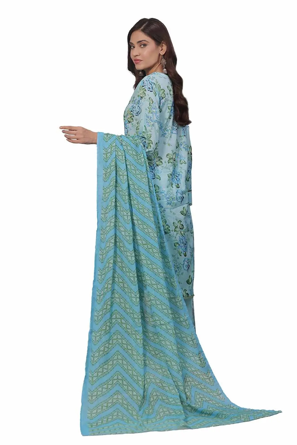 GulAhmed 3Pc Printed Khaddar Suit SD-42049 gulbuy.com