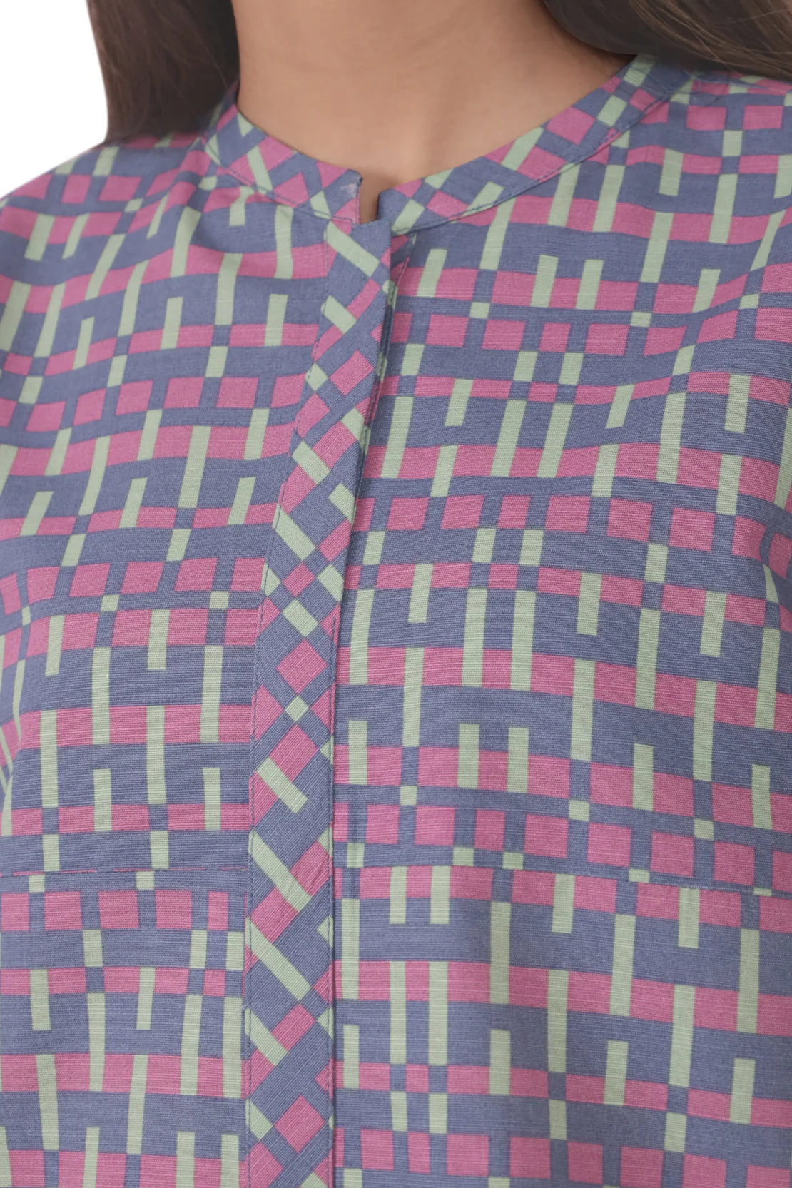 Saya 2Pc Printed Khaddar (Shirt/Trouser) SP-8096 (P17-24270-10AA 2Pc) gulbuy.com