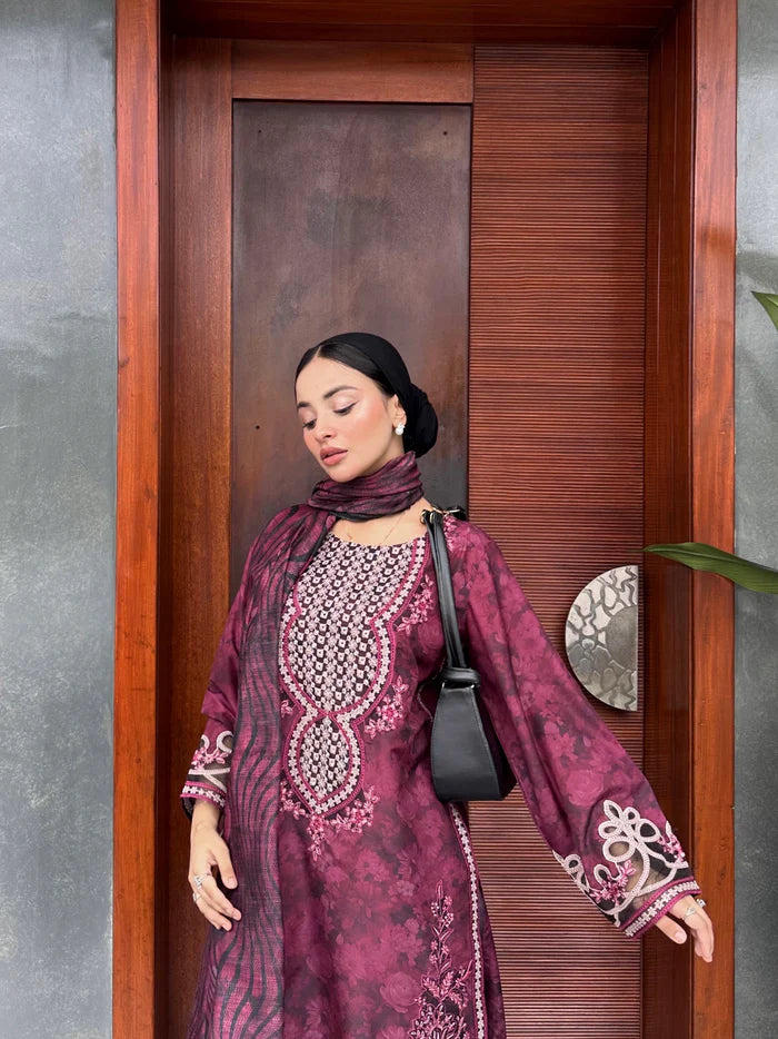 Mohagni 3Pc Embroidered Lawn Suit SPL-19 gulbuy.com