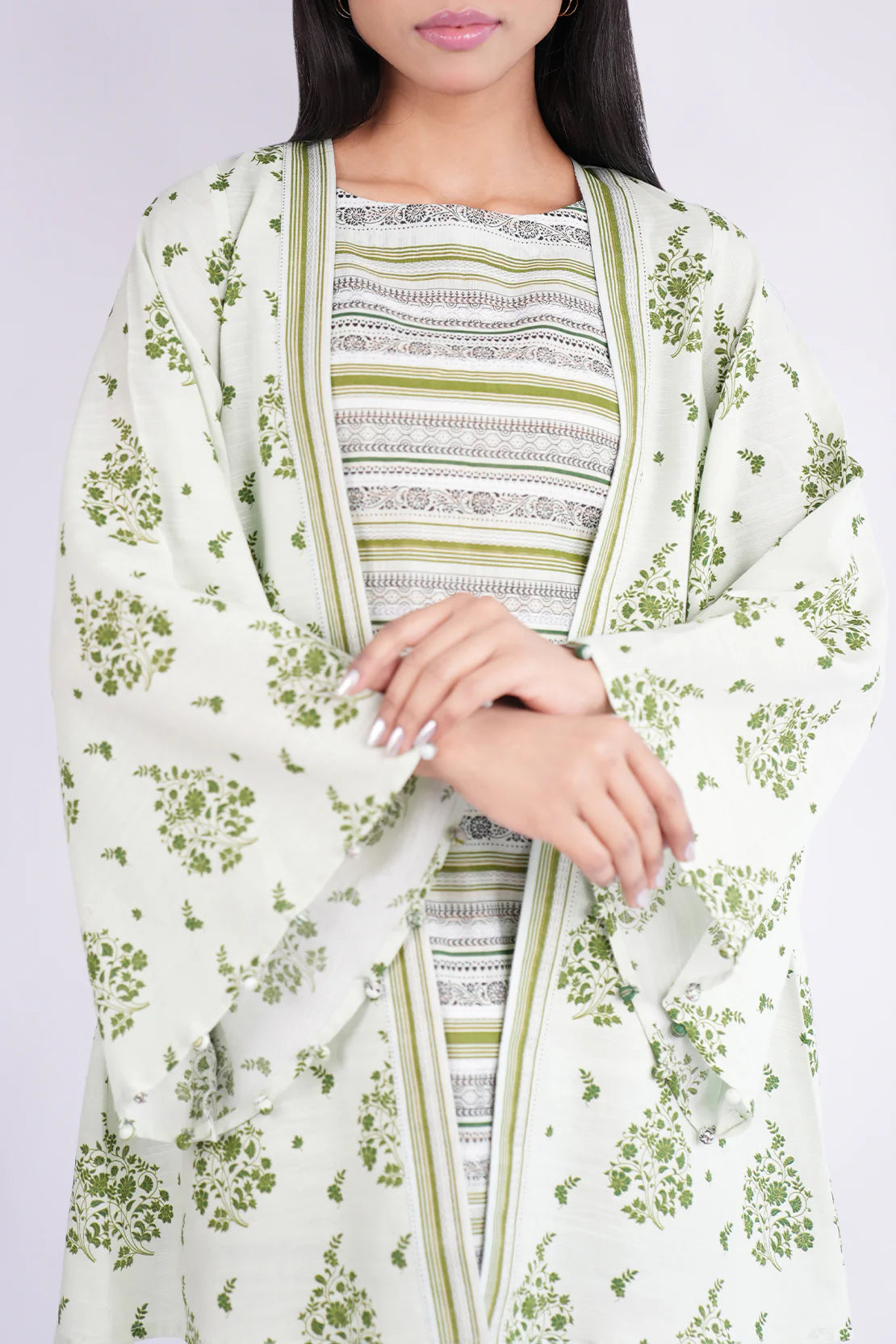 Saya 3Pc Printed Cotton Khaddar Suit U04-24317-12A (SDT) gulbuy.com