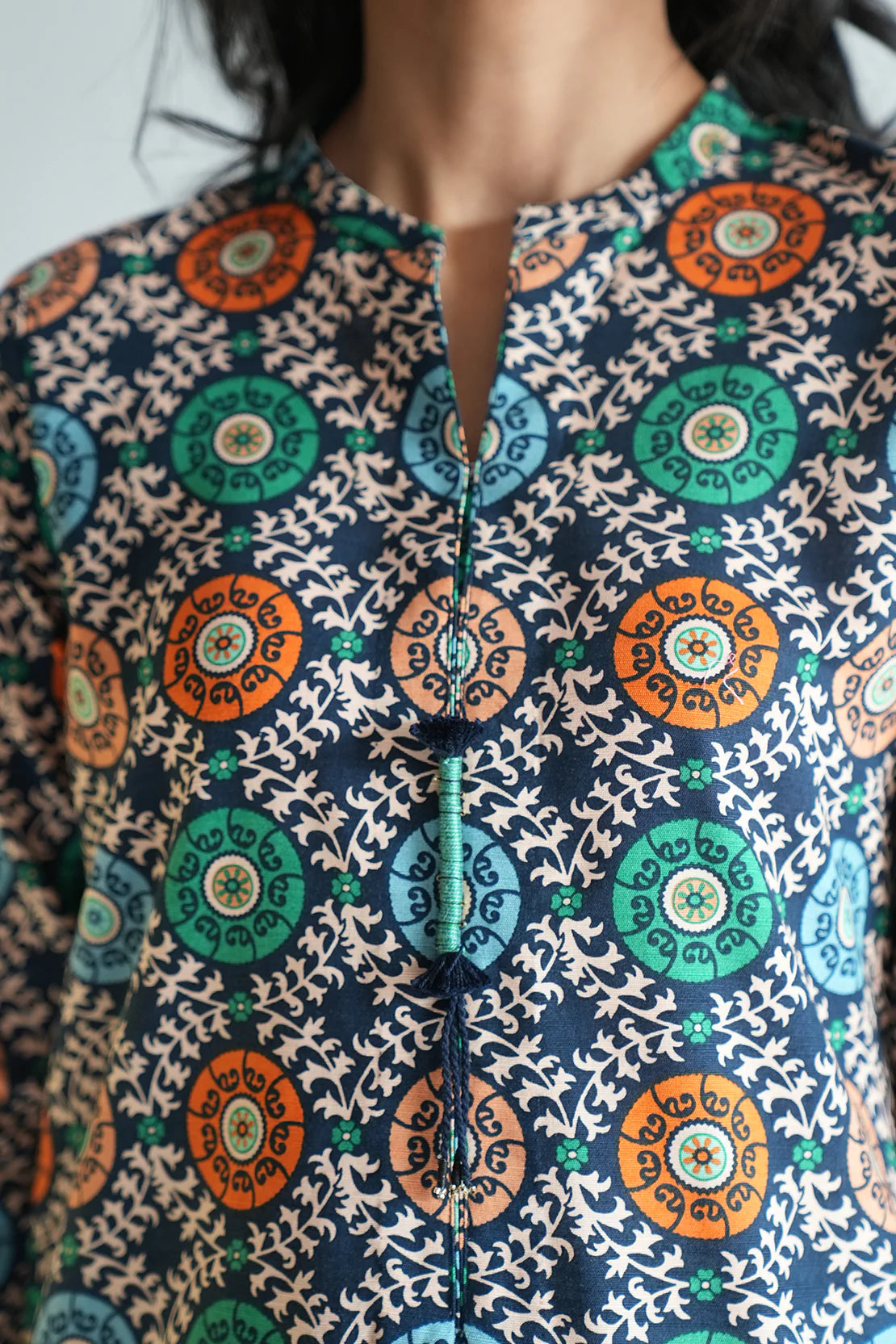 Saya 3Pc Printed?Cotton?Khaddar suit U04-24410-04B (SDT) gulbuy.com