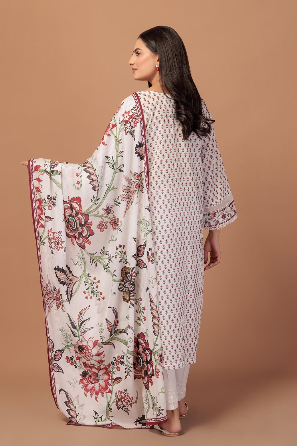 BONANZA SATRANGI 3PC PRINTED LAWN SUIT (1S24E3P457)