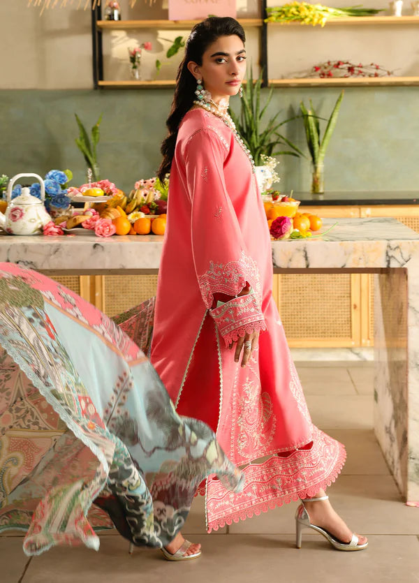 Sahane 3PC Embroidered Lawn Suit CT-21006 Rosetta - In-Laws gulbuy.com