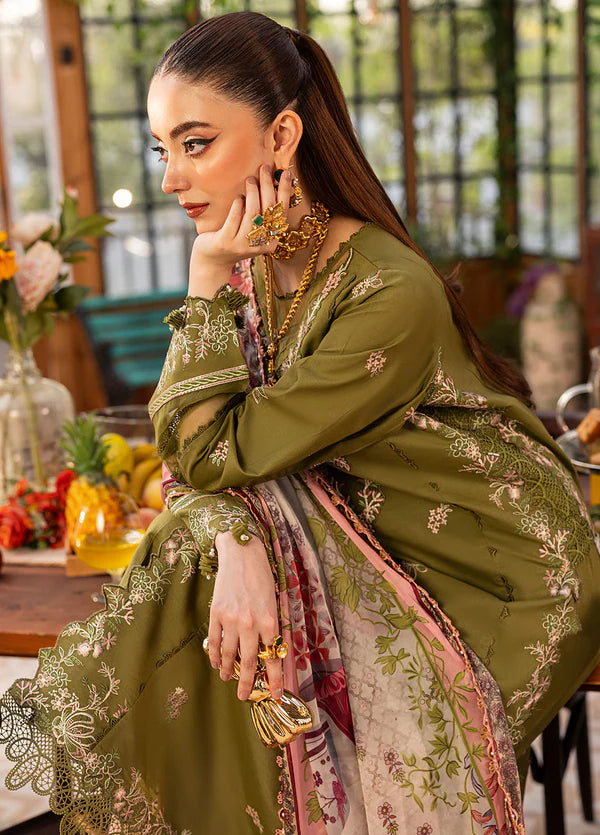 Sahane 3PC Embroidered Lawn Suit CT22002 Jardin - Roses De Feu gulbuy.com