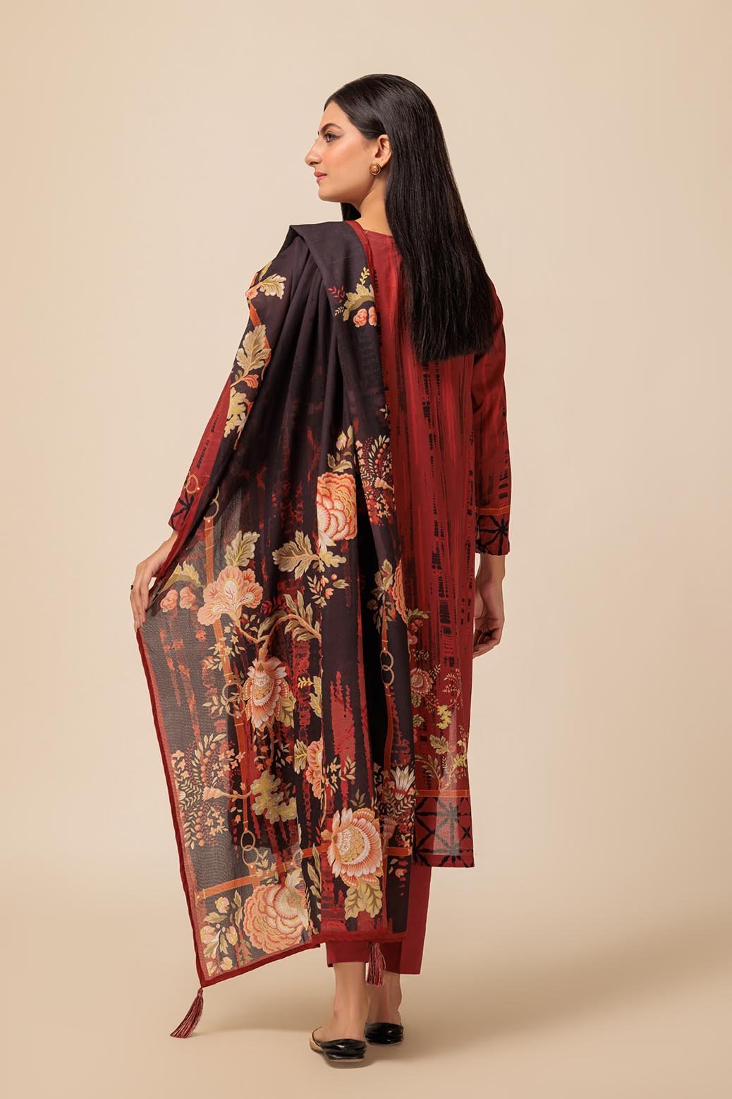 BONANZA SATRANGI 3PC PRINTED CAMBRIC SUIT (RSR233P24)