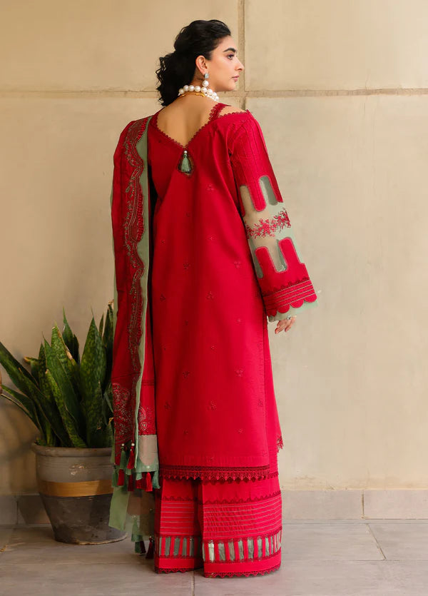 Sahane 3PC Embroidered Lawn Suit CT-21008 Risate - In-Laws gulbuy.com
