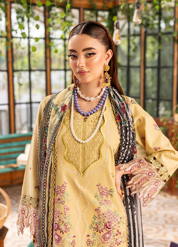 Sahane 3PC Embroidered Lawn Suit CT22004 Eclat - Roses De Feu gulbuy.com