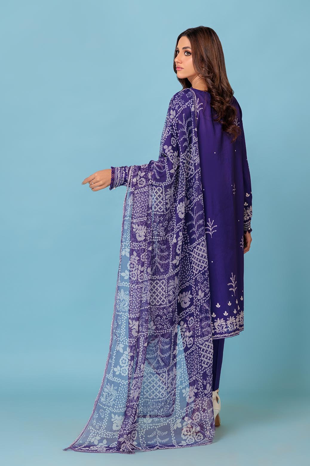 BONANZA SATRANGI 3PC PRINTED CAMBRIC SUIT (1S24P3P296) gulbuy.com