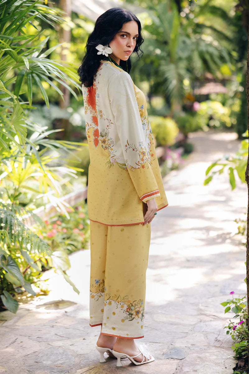 Qalamkar 2Pc Printed Cotton Silk Suit OP-04 Tena gulbuy.com