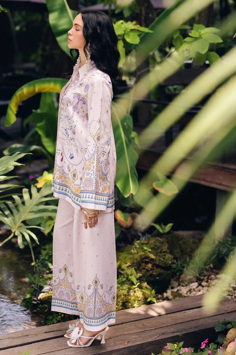 Qalamkar 2Pc Printed Cotton Silk OP-08 Ruhi gulbuy.com