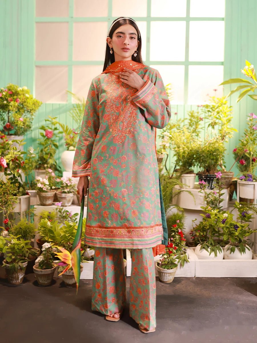 Salitex 3 Piece Embroidered Lawn Suit (SUNS24AIZ005UT)