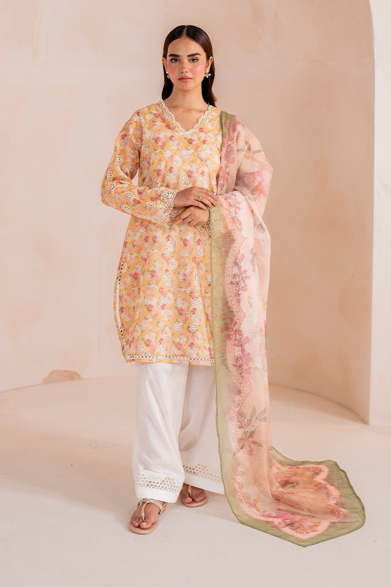 BAROQUE 3PC EMBROIDERED PRINTED LAWN SUIT (BQU-UF-D709)