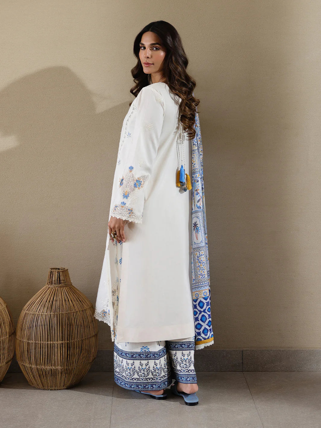 Faiza Faisal 3Pc Embroidered Lawn Suit MIRHA gulbuy.com