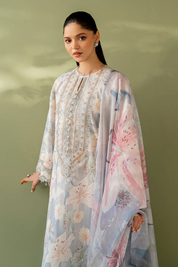 Baroque 3Pc Embroidered Lawn Suit UF-4166 gulbuy.com