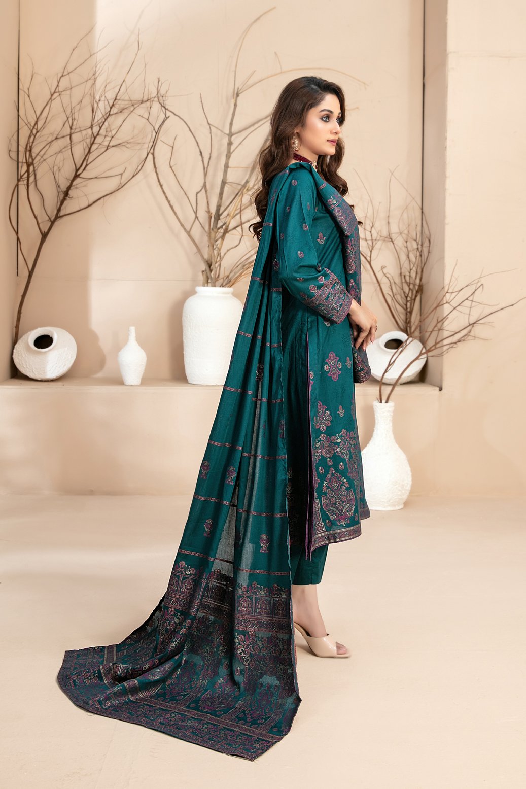 Tawakkal 3 Piece Cotton Lawn Suit (D-2939)