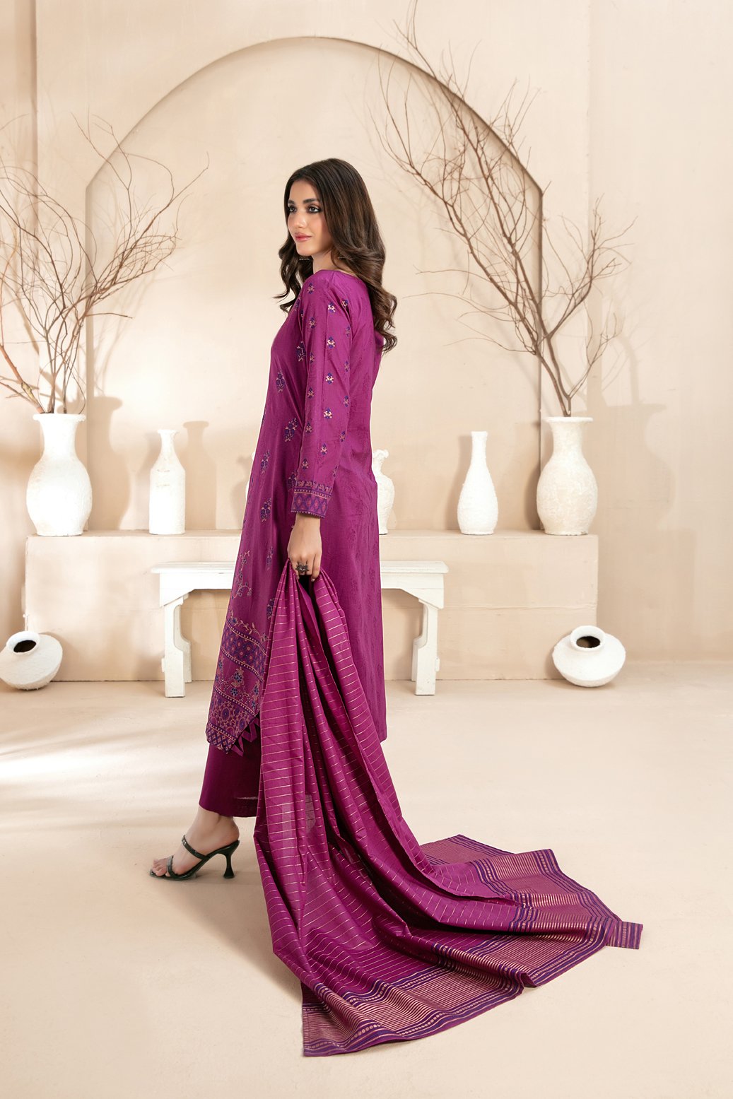 Tawakkal 3 Piece Cotton Lawn Suit (D-2941) gulbuy.com