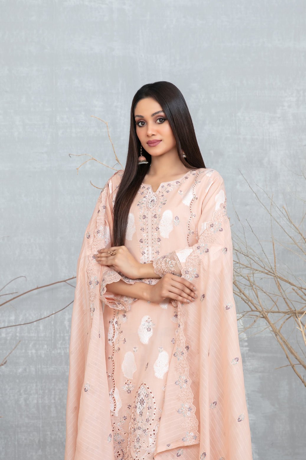 Tawakkal 3Pc Embroidered Lawn Suit D-1097-Izara gulbuy.com