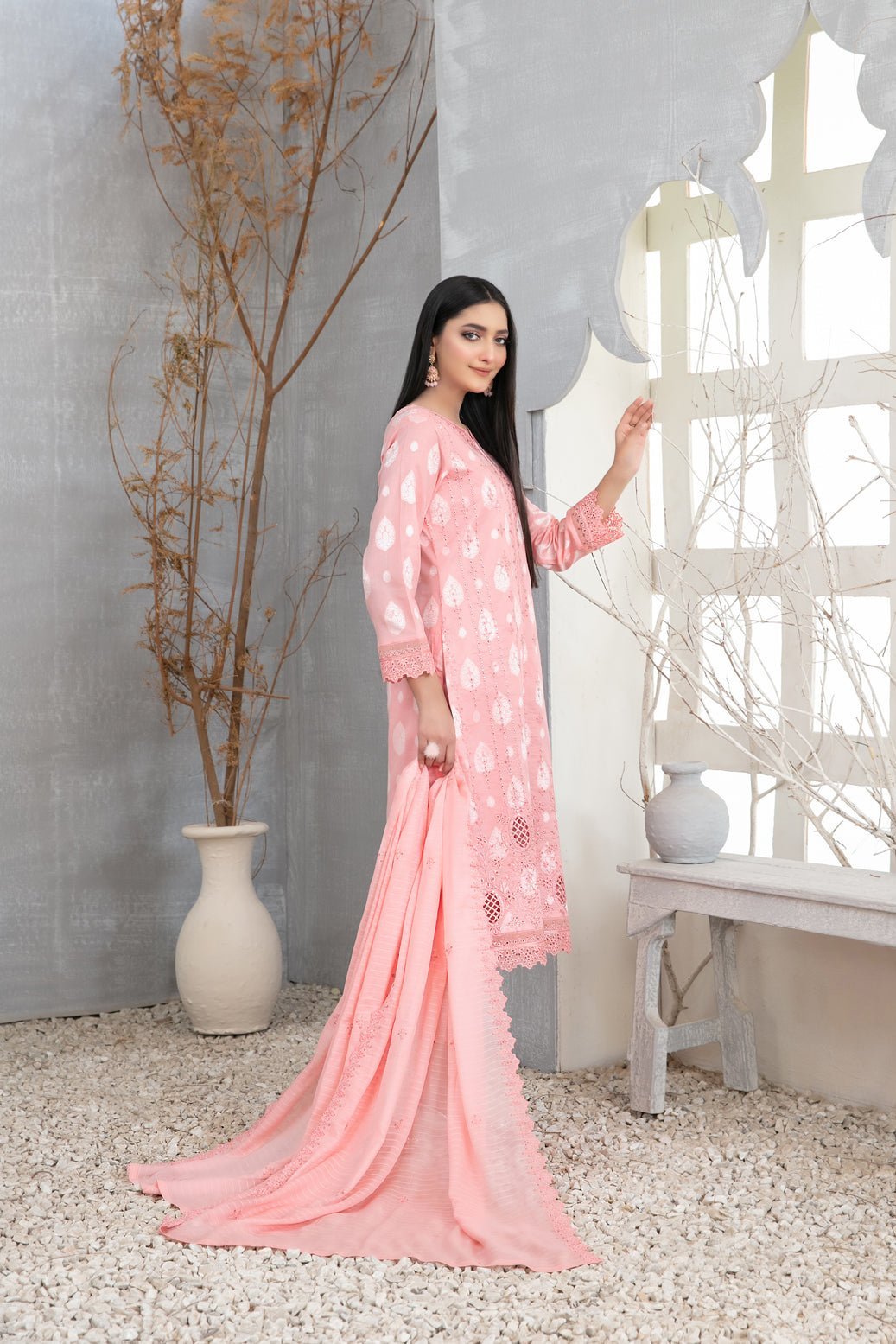 Tawakkal 3Pc Embroidered Lawn Suit D-1100-Izara gulbuy.com