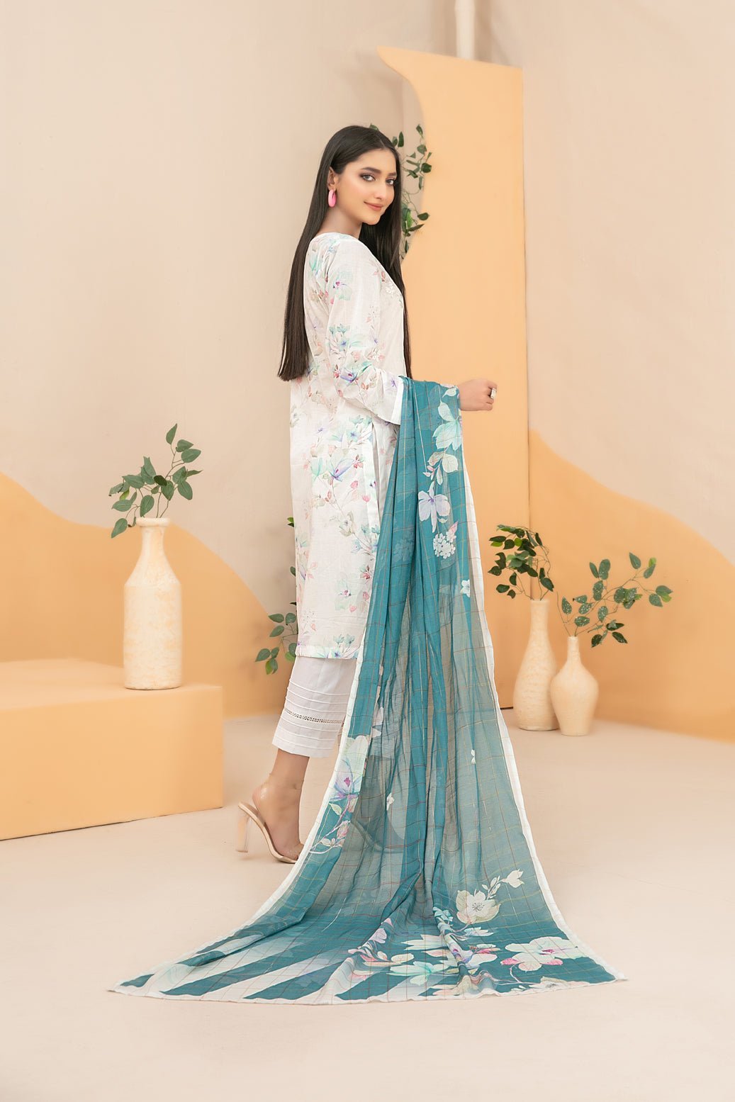 Tawakkal 3Pc Embroidered Lawn Suit D-3500-Zyra gulbuy.com
