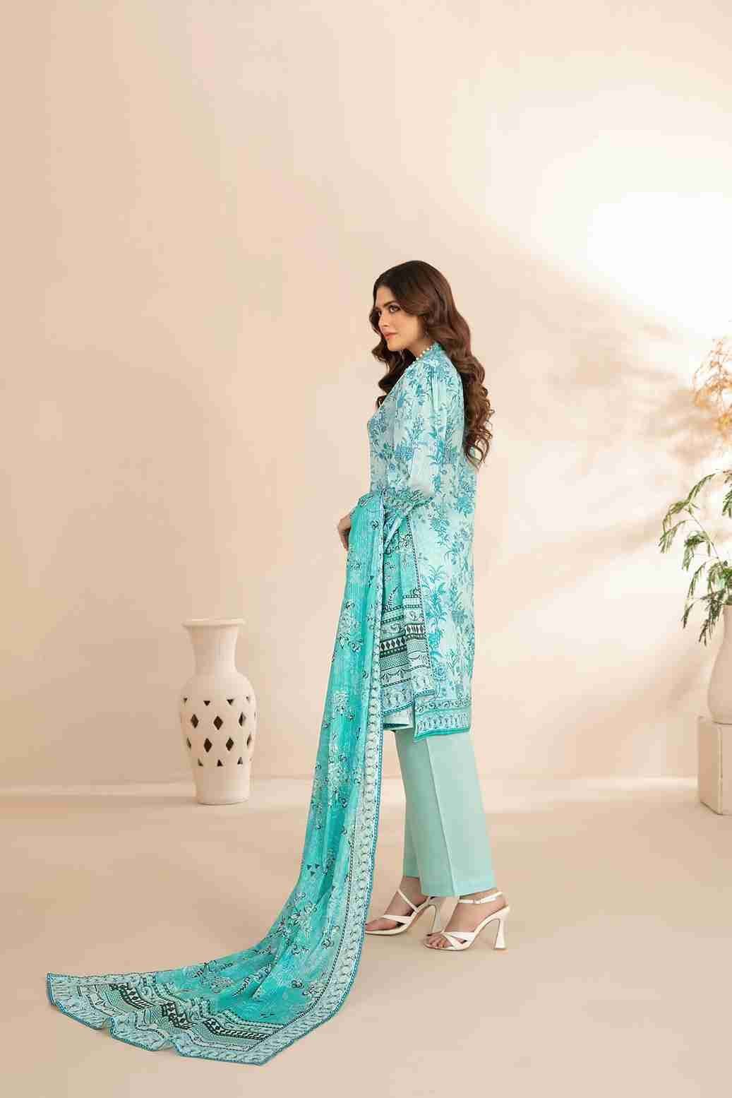 Tawakkal 3Pc Digital Printed Lawn Suit D-1283-Sejal gulbuy.com