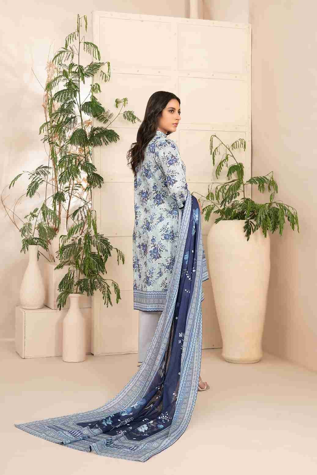 Tawakkal 3Pc Digital Printed Lawn Suit D-1285-Sejal gulbuy.com