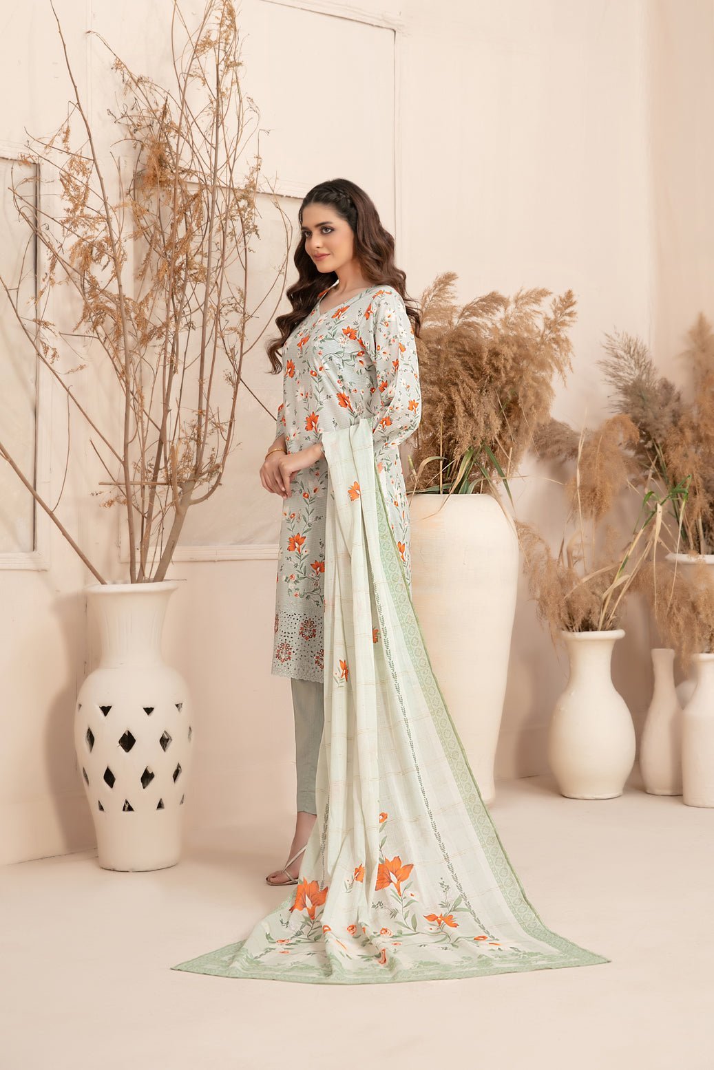 Tawakkal 3Pc Digital Printed Lawn Suit D-1108-Meheroon gulbuy.com