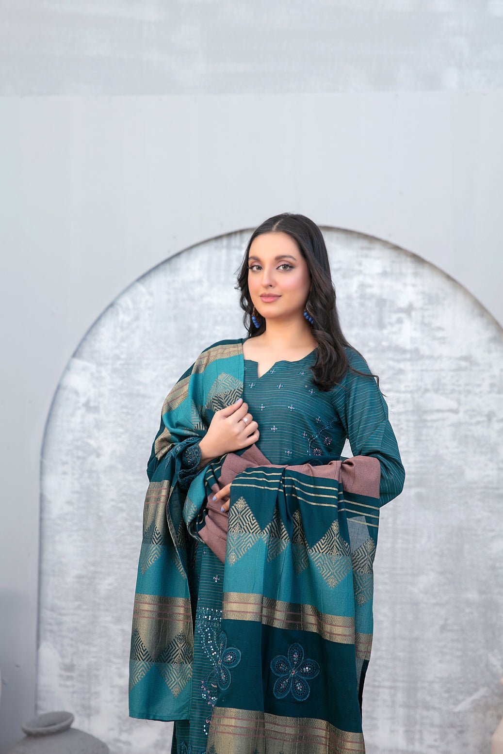 Tawakkal 3Pc Embroidered Lawn Suit D-1028-Mabel gulbuy.com