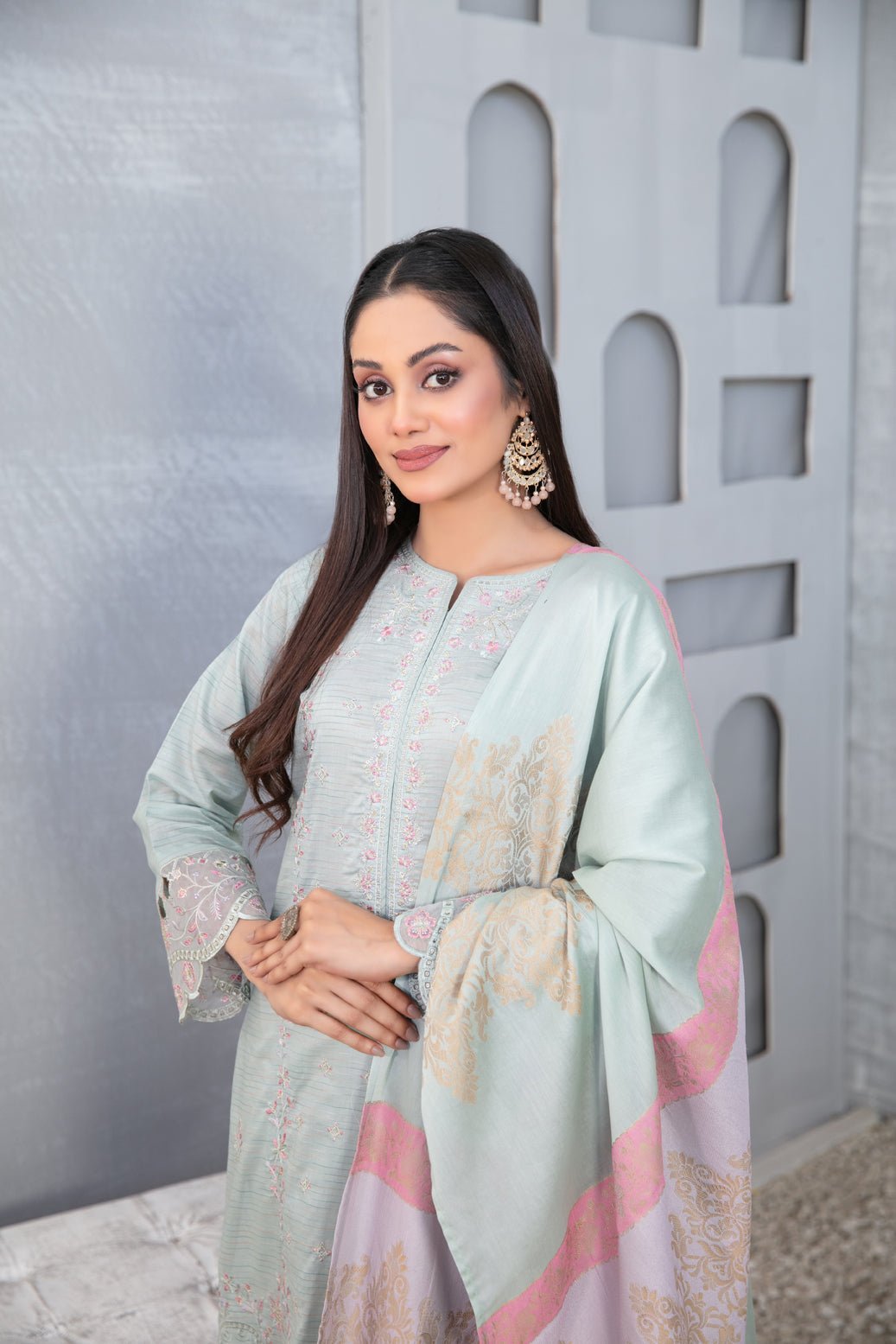 Tawakkal 3Pc Embroidered Lawn Suit D-1026-Mabel gulbuy.com