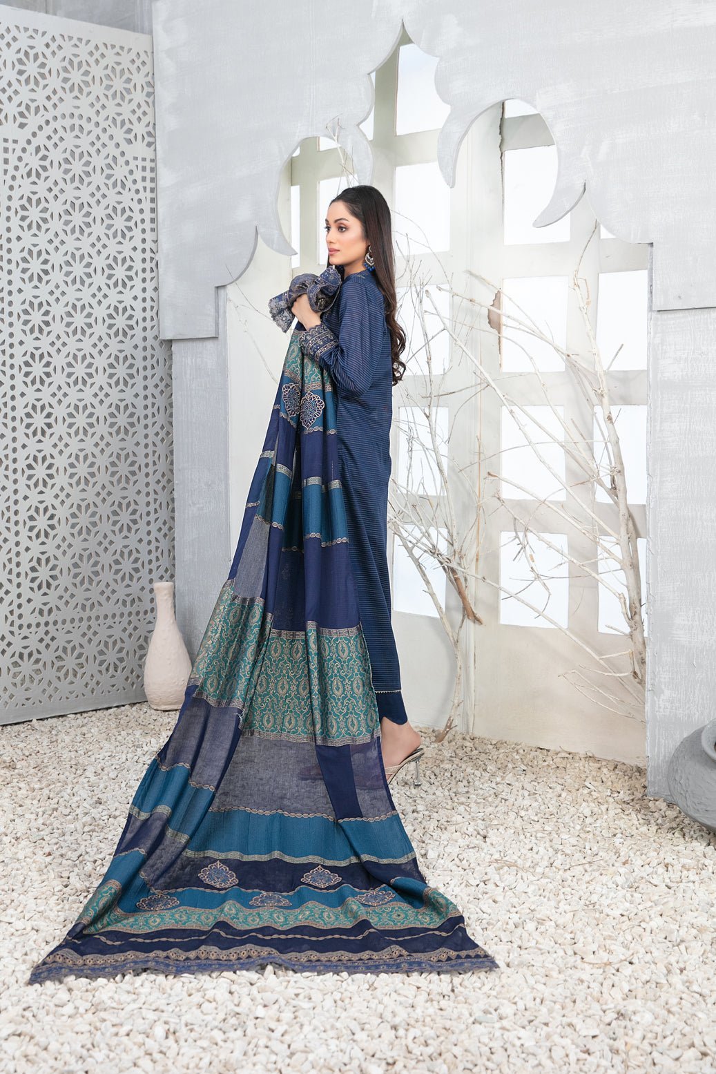 Tawakkal 3Pc Embroidered Lawn Suit D-1024-Mabel gulbuy.com