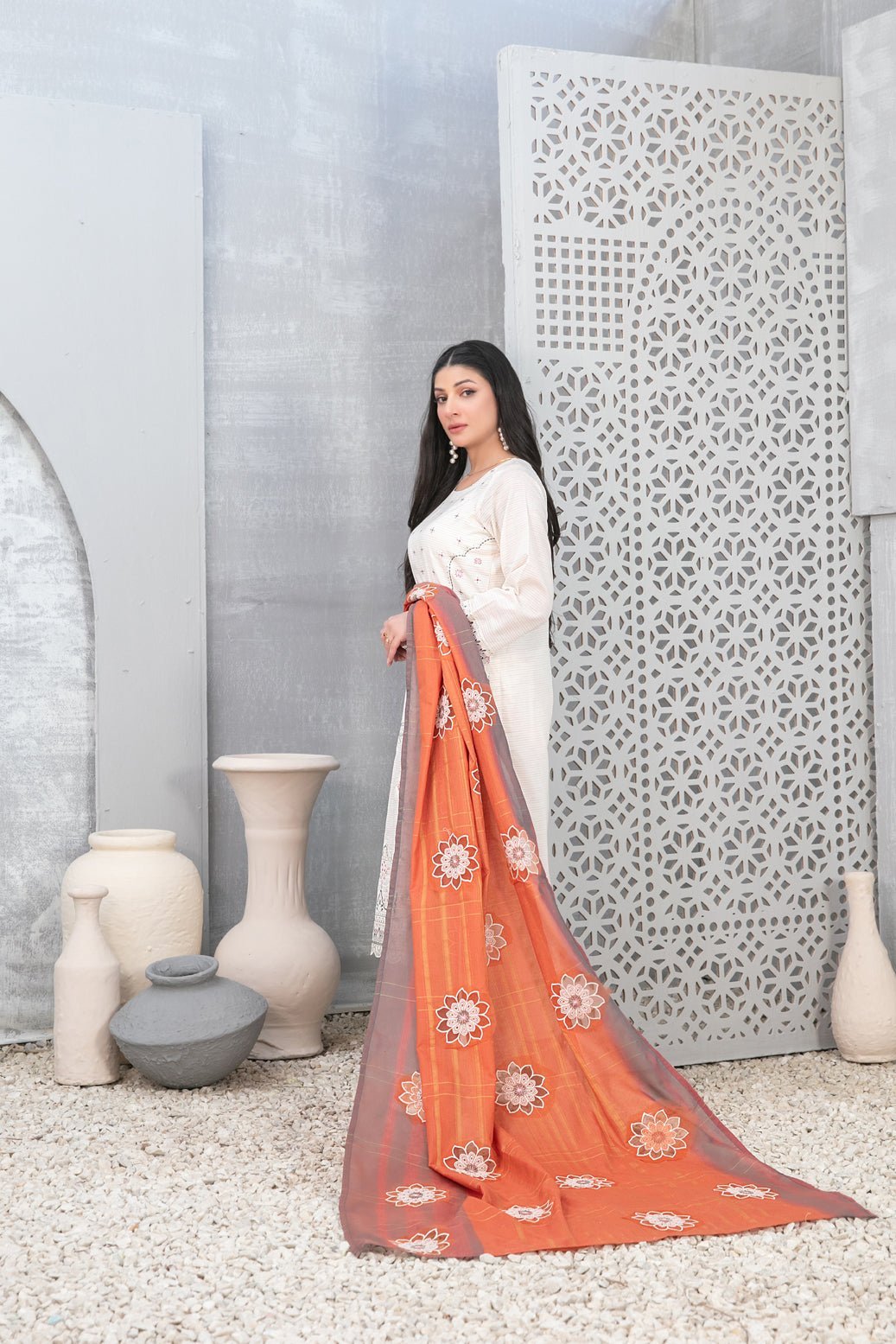 Tawakkal 3Pc Embroidered Lawn Suit D-1029-Mabel gulbuy.com