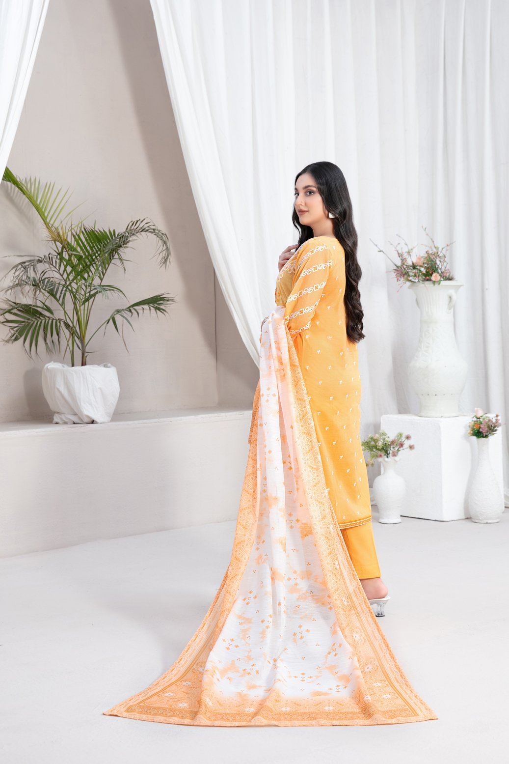 Tawakkal 3 Piece Embroidered Lawn Suit (D-2830)