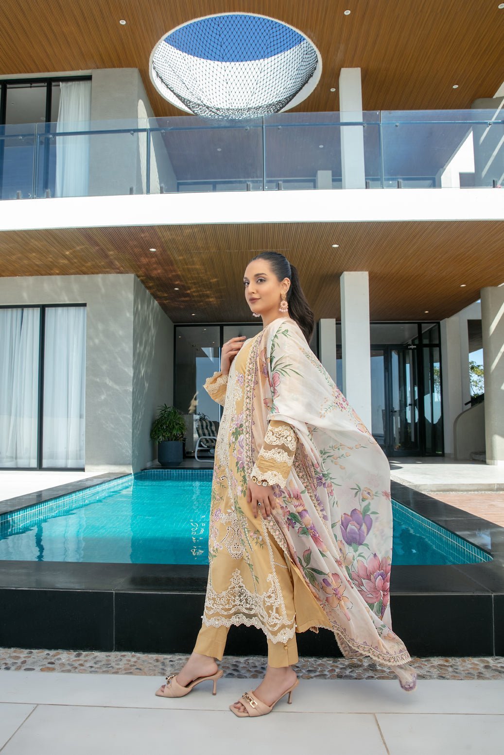 Tawakkal 3Pc Embroidered Lawn Suit D-3251-Zevira gulbuy.com