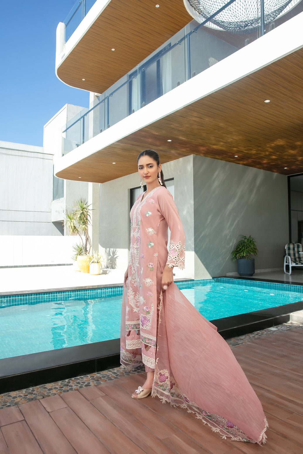 Tawakkal 3Pc Embroidered Lawn Suit D-3250-Zevira gulbuy.com