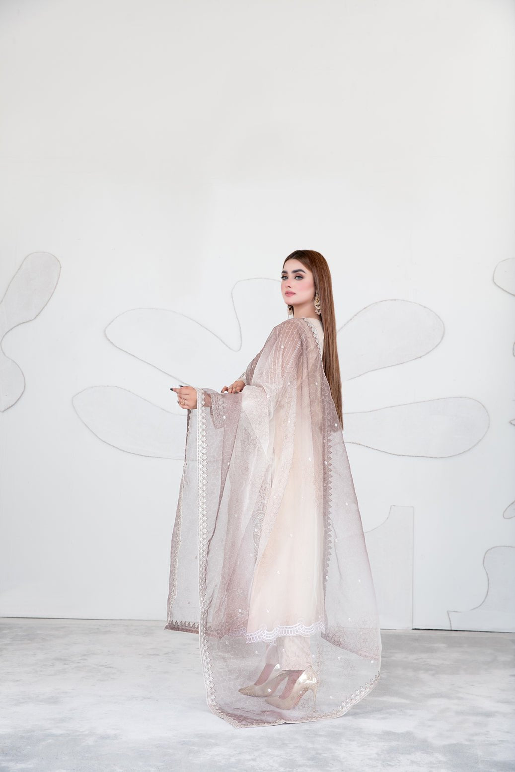 Tawakkal 3Pc Embroidered Viscose Suit D-3651-GELAREH gulbuy.com