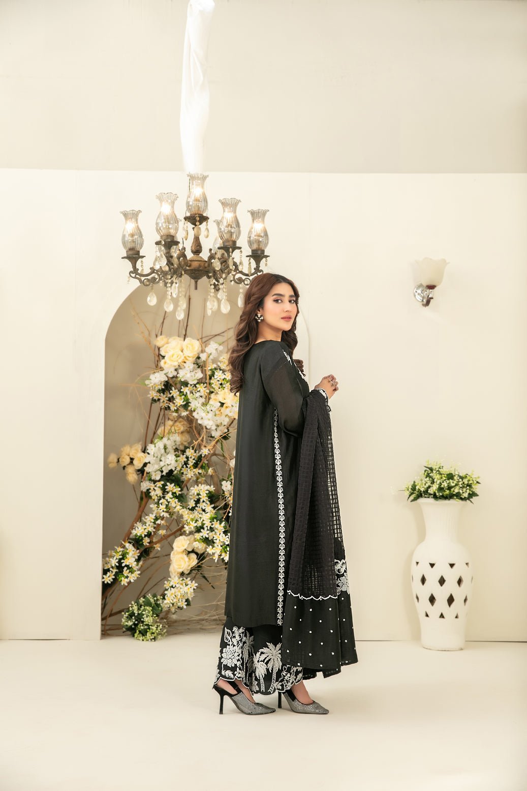 Tawakkal 3Pc Embroidered Silk Suit TK-016 gulbuy.com