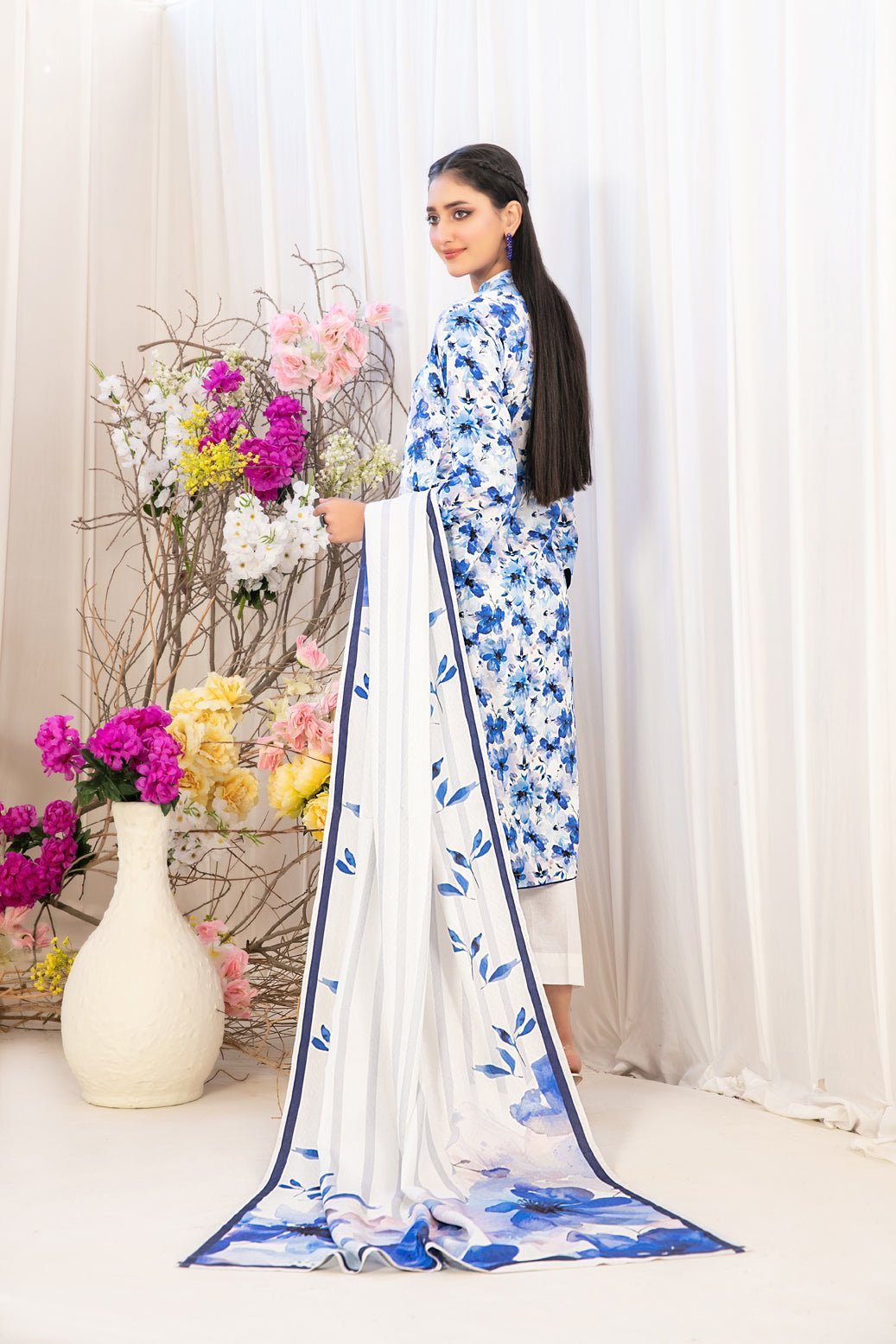 Tawakkal 3Pc Printed Jacquard Suit D-5618-Lakecia gulbuy.com