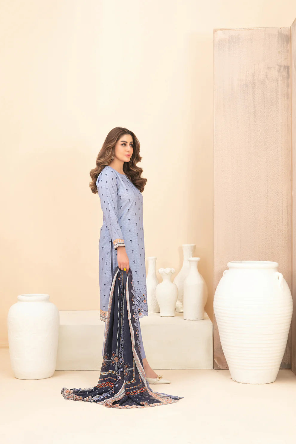 Tawakkal 3Pc Embroidered Lawn Suit D-1115 gulbuy.com