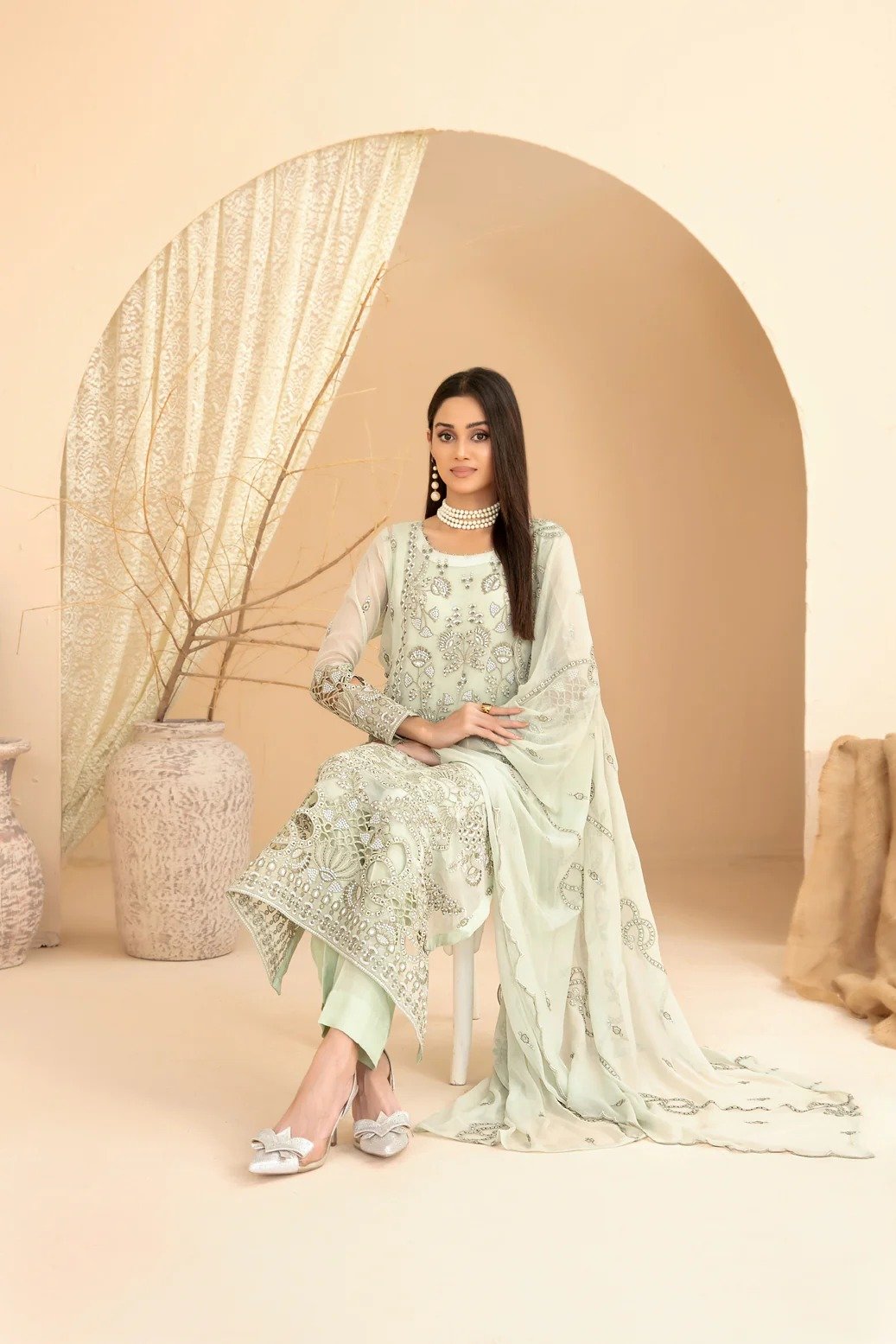 Tawakkal 3Pc Embroidered Lawn Suit D-2215-Signy gulbuy.com