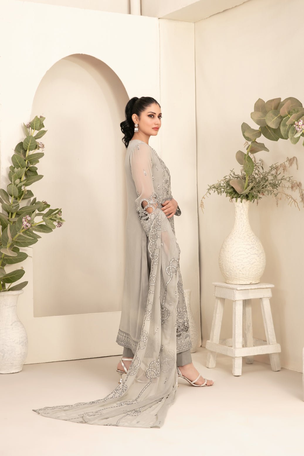 Tawakkal 3Pc Embroidered Viscose Suit D-5626-Setareh gulbuy.com