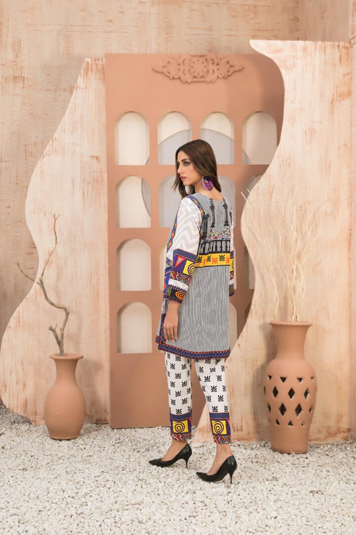 Tawakkal 2 Piece Printed Viscose Suit (D-1263) gulbuy.com