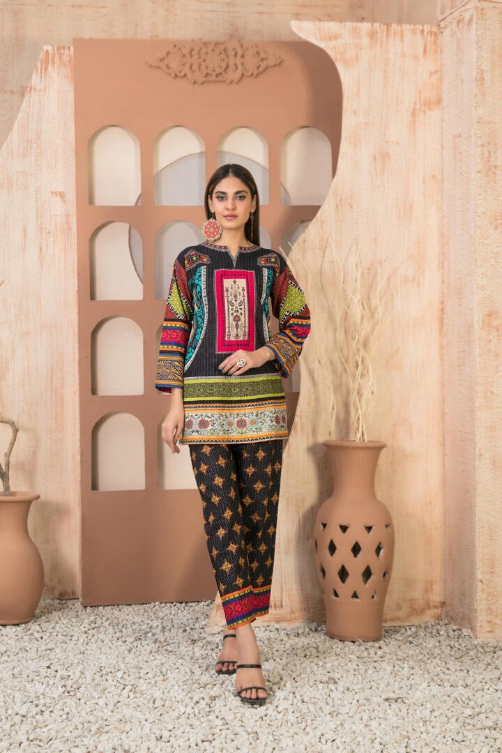 Tawakkal 2 Piece Printed Viscose Suit (D-1259)