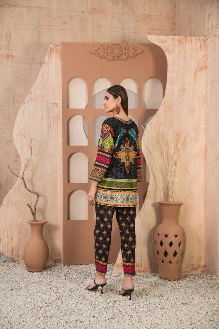 Tawakkal 2 Piece Printed Viscose Suit (D-1259)