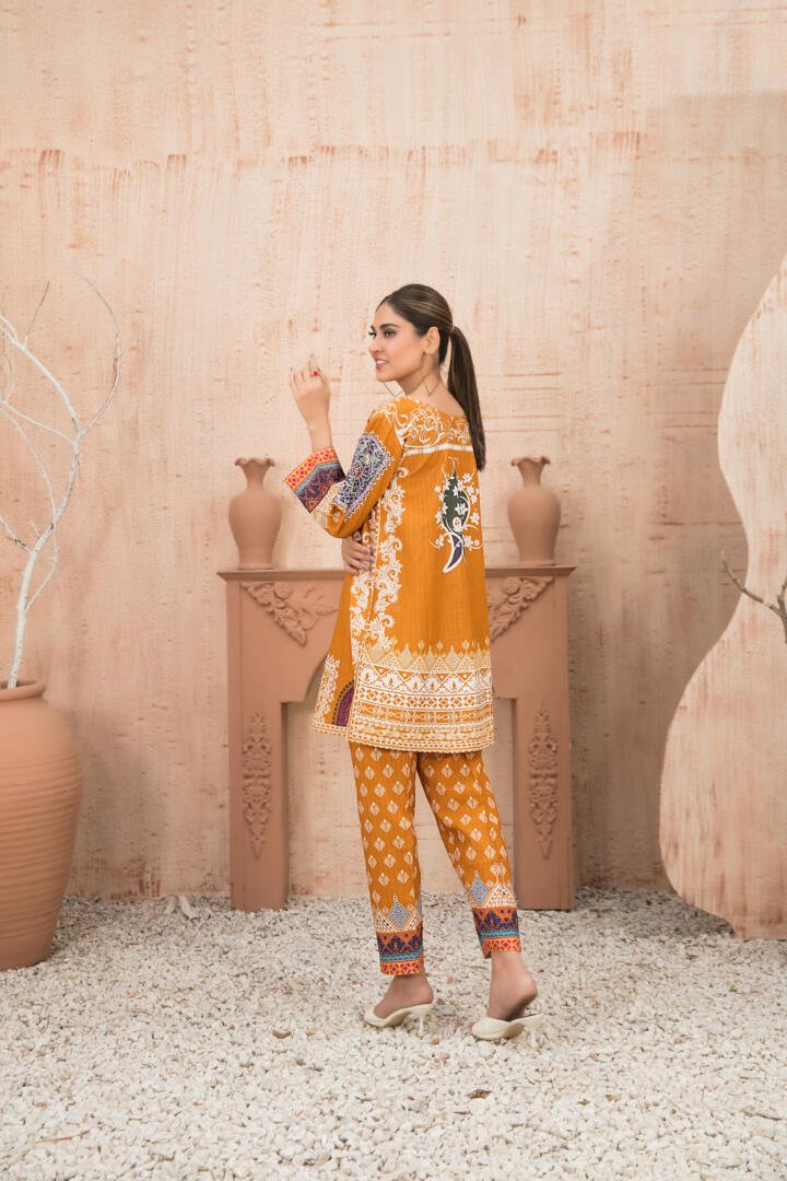 Tawakkal 2 Piece Printed Viscose Suit (D-1264) gulbuy.com